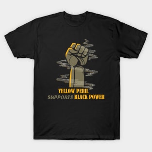 Yellow Peril Supporth Black Power T-Shirt